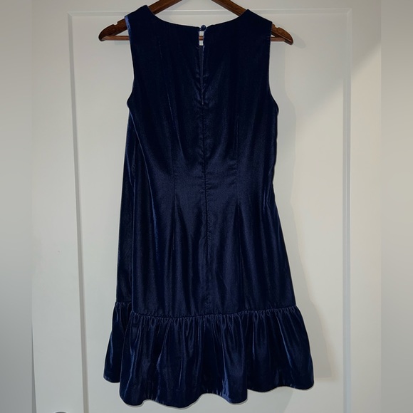 NWT J.Crew Navy Velvet Shift Dress (Size 4) - Picture 9 of 14